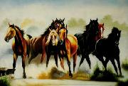 unknow artist Horses 045 oil painting reproduction